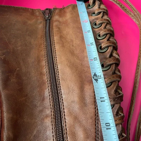 Apepazzo Chestnut Lace-Up Boots - Picture 3 of 5